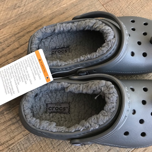 Crocs Boys Classic Lined Clogs - Picture 2 of 3